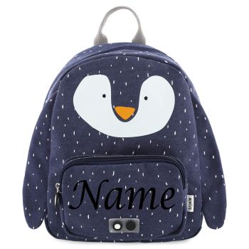 TRIXIE Kinder Rucksack mit Namen-PINGUIN